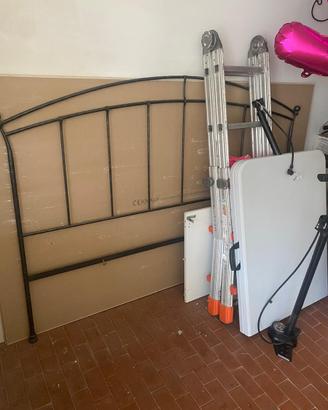 Testiera letto ferro battuto