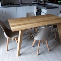Tavolo artigianale in legno massello 160×85