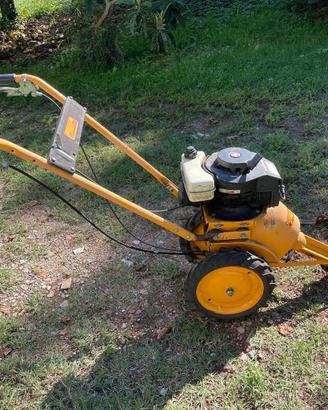 Piccola motofalciatrice con motore a due tempi