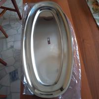 Vassoio per pesce in acciaio inox 52x24