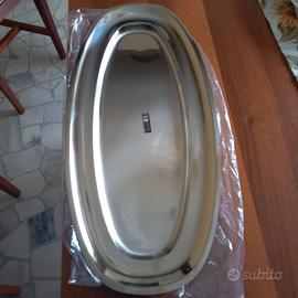 Vassoio per pesce in acciaio inox 52x24
