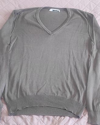 Imperial maglia a V tg. M colore marroncino