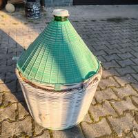 Damigiane 54 litri vetro e copertura in plastica