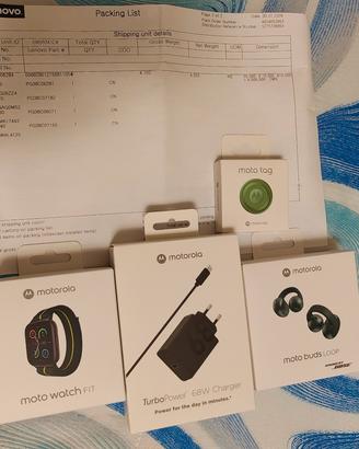 💯Motorola Watch-Buds-Caricabatterie💯