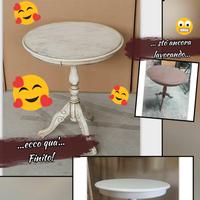 tavolo tondo vintage 