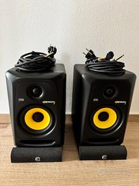 Coppia KRK Rokit 5 Powered + cavi Proel inclusi