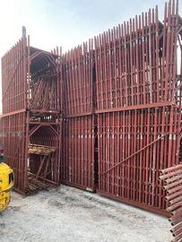 Ponteggio pilosio a boccole completo mq 2000