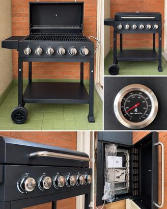 Barbecue  GRILLMEISTER 4+1 – 19,7 kW – NUOVO