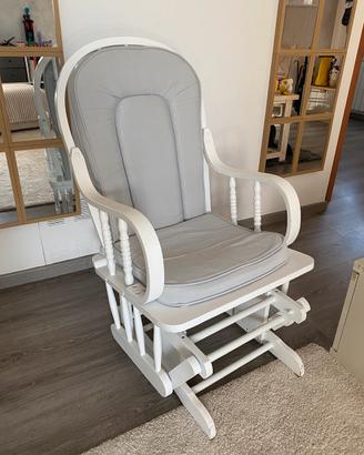 Sedia a dondolo vintage