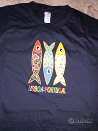 T-Shirt Maglietta Lisboa Portugal Taglia M