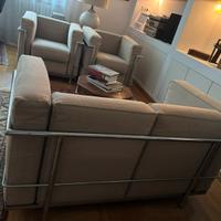 Le corbusier divano e poltroncine