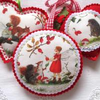 Addobbi Natalizi. Fatto a mano. Elfi riccio