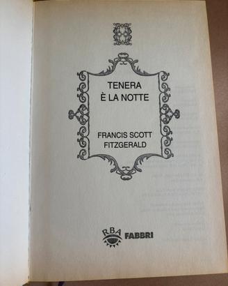 Tenera e' la notte_ biblioteca romantica fabbri