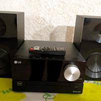IMPIANTO HIFI  LG CM2460 + 9 VINILI ANNI 70