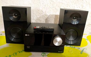 IMPIANTO HIFI  LG CM2460 + 9 VINILI ANNI 70