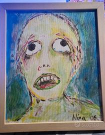 Dipinto "Human Being" NINA NASILLI (2005)