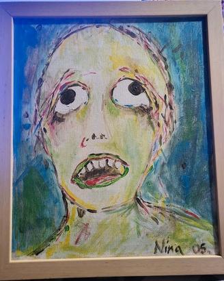 Dipinto "Human Being" NINA NASILLI (2005)