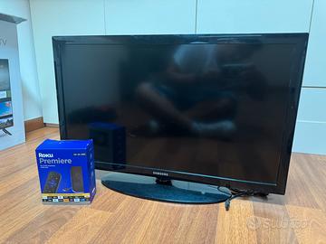 Tv samsun 32” + chiavetta roku TV (kit smart tv)