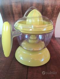 Spremiagrumi elettrico giallo – Compatto, funziona