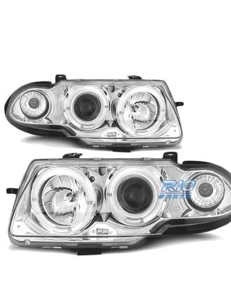 FARI OCCHI ANGEL OPEL ASTRA F 91-94 CROMATI