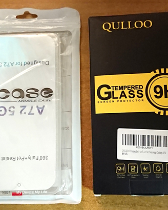 1 Cover + n.4 vetri temperati SAMSUNG A72