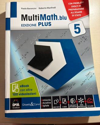 MultiMath.blu 5 Plus Baroncini Manfredi DeA