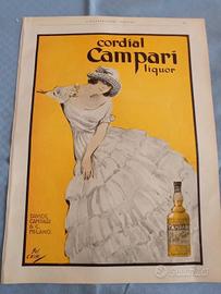 RARA PUBBLICITA' CAMPARI - 1924 - ORIGINALE