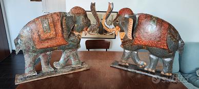 coppia elefanti indiani 