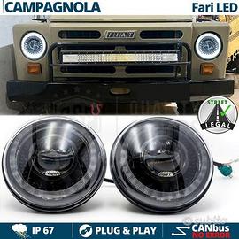 FARI LED Per Fiat Campagnola Anello Dinamico 6500K