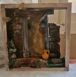 Cornice presepe napoletano stile 700”