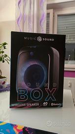 Cassa speaker Bluetooth con 40W di potenza e luci 