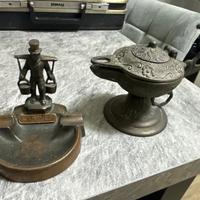 Lotto Vintage Ottone - Posacenere Amburgo & Lampad