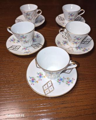 5 tazzine da caffè 