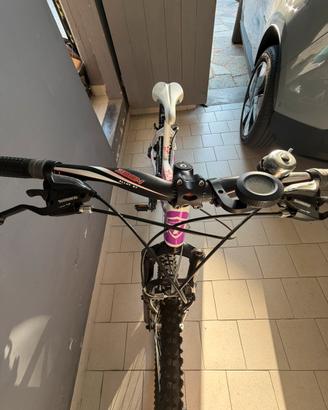 Mountain Donna Montana 26” bianca/viola mai usata