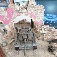 Diorama 1:35 caccia carri tedesco STUG III Cassino