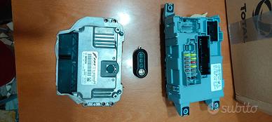 kit chiave centralina e body computer punto abarth