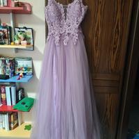 Vestito da cerimonia lilla