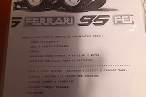 Trattrore Ferrari 95 RS 