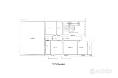 Alghero ampio appartamento con terrazzo