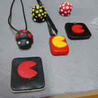 collane fungo super Mario e pacman