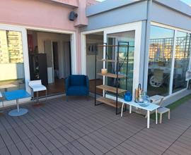 Attico con terrazza in Via Veneto