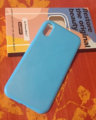 2 Cover+Vetro protettivo per Iphone XR-COME NUOVE