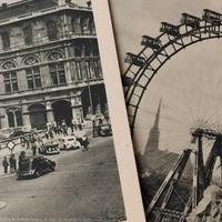 9 VECCHIE CARTOLINE VIENNA ANNI 40