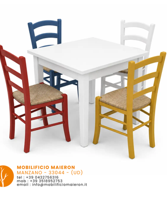 Tavolo Sedie per Ristoranti Bar Pizzerie Cod159
