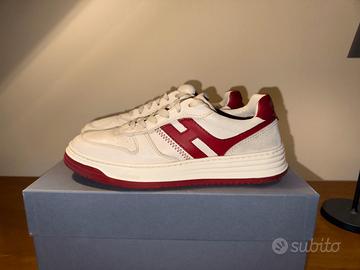 Hogan H630 bianche e rosse - Taglia 41.5 (US 7½)