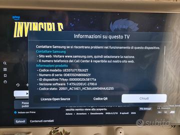 tv 55  pollici Samsung UEB5TU7170U