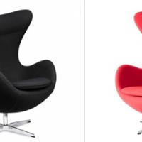 Poltrona design Egg cashmere basculante colori