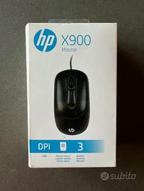 HP X900 mouse ottico USB nero|  nuovo