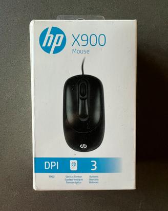 HP X900 mouse ottico USB nero|  nuovo
