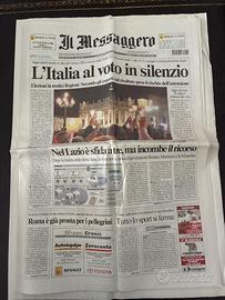 Messaggero veglia Papà Wojtyla 03/04/2005